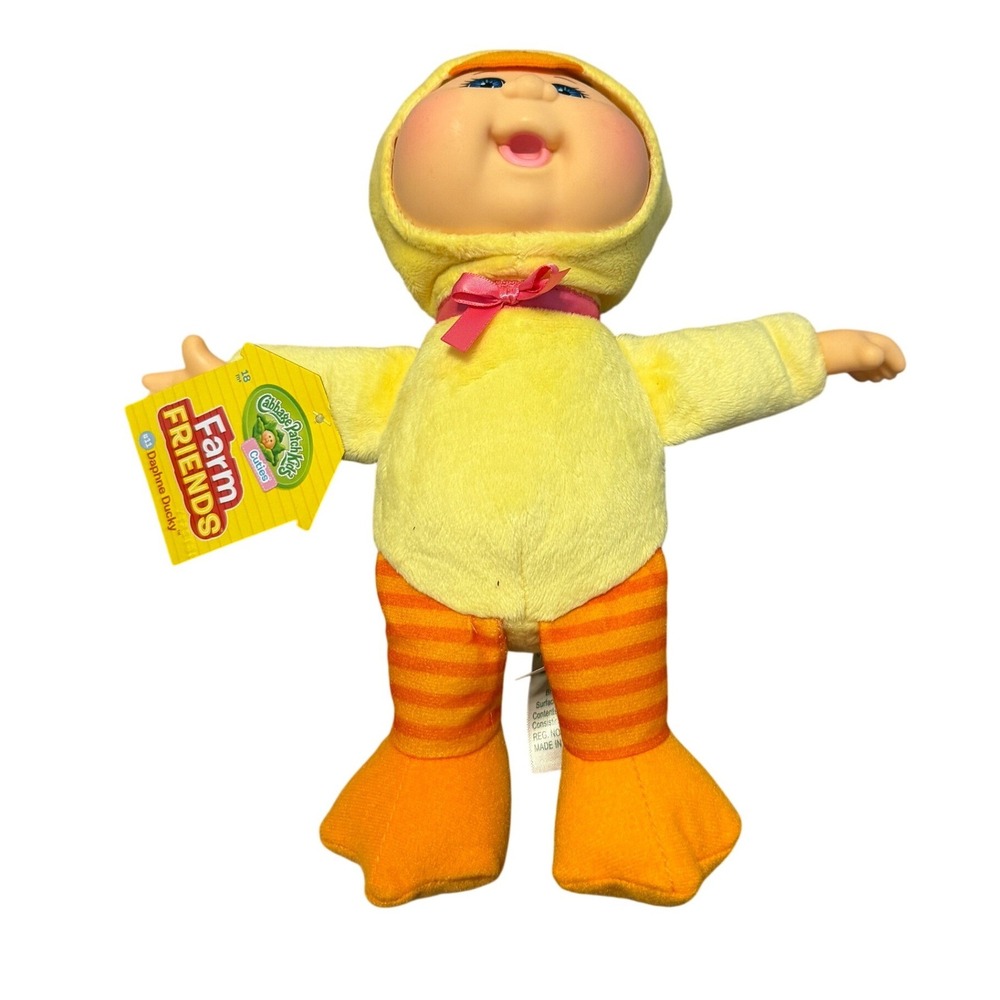 Cabbage Patch Kids Doll Daphne Ducky Farm Friends Cuties Yellow Unisex NWT Toy
